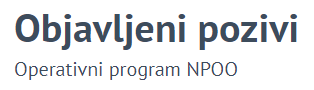 Prijave na natječaje iz nove financijske perspektive početkom 2023.