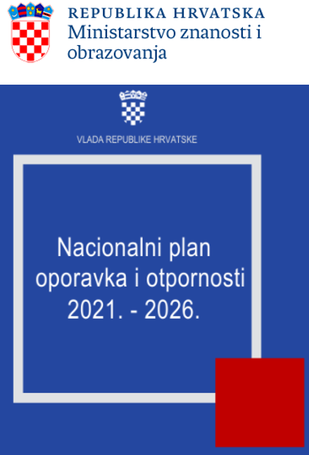 Ministarstvo znanosti i obrazovanja objavilo je Poziv na dodjelu bespovratnih sredstava „Izgradnja, dogradnja, rekonstrukcija i opremanje predškolskih ustanova, prvi Poziv“ u okviru NPOO