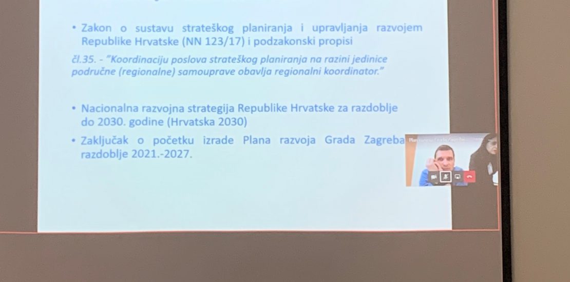 Razvojna agencija Zagreb održala je tematsku radionicu za područje Društvo u sklopu izrade Plana razvoja Grada Zagreba 2021.-2027.