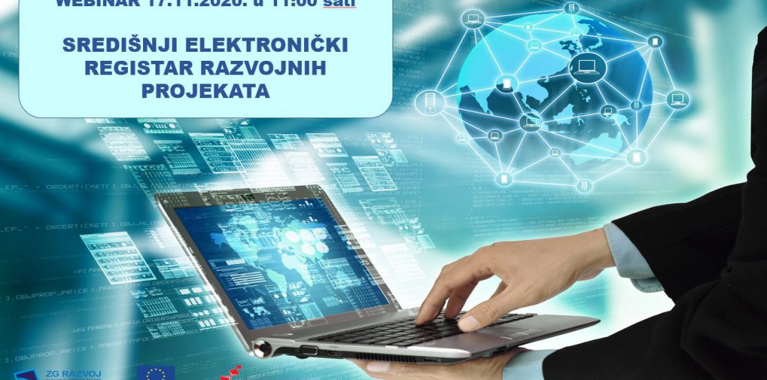 Pozivamo Vas na sudjelovanje na webinaru “Središnji elektronički registar razvojnih projekata“